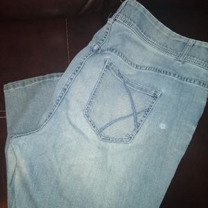 Lane Bryant Genius Fit Capri Jeans Size 20